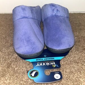 ISOTONER memory foam slippers light purple XL